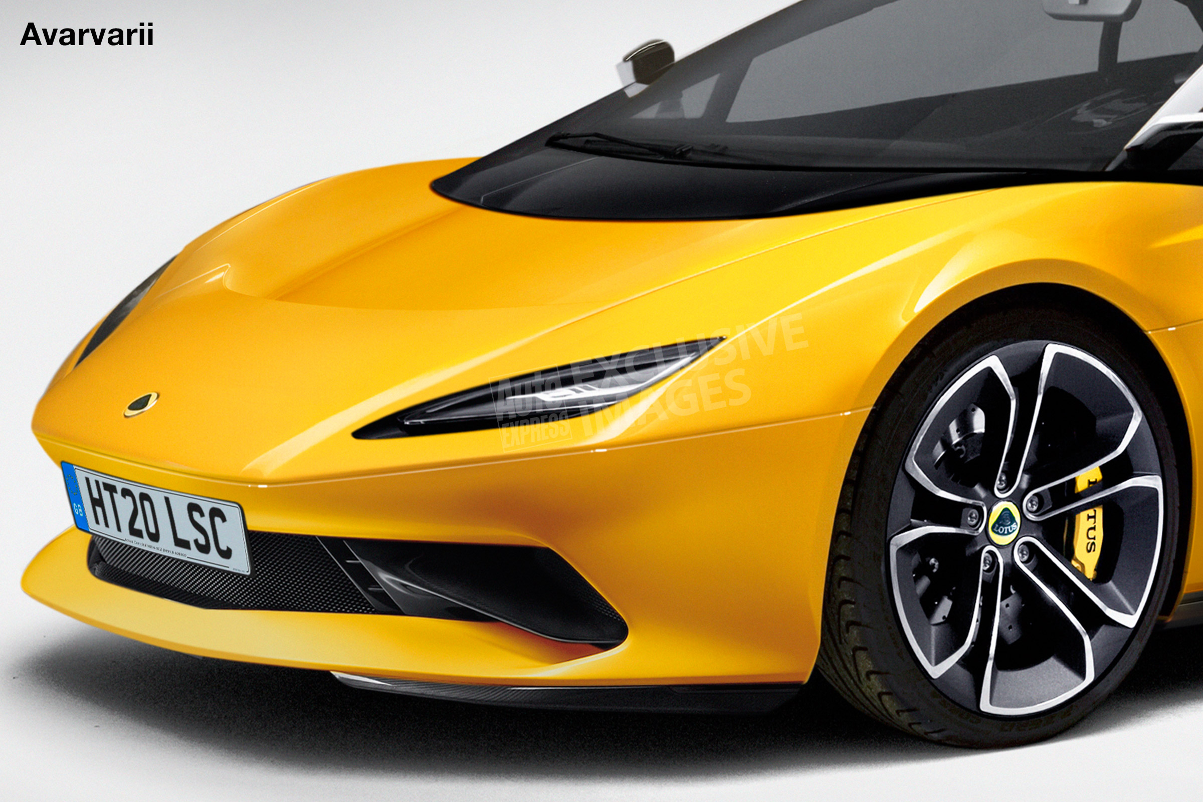 Lotus sports car - front detail (watermarked)