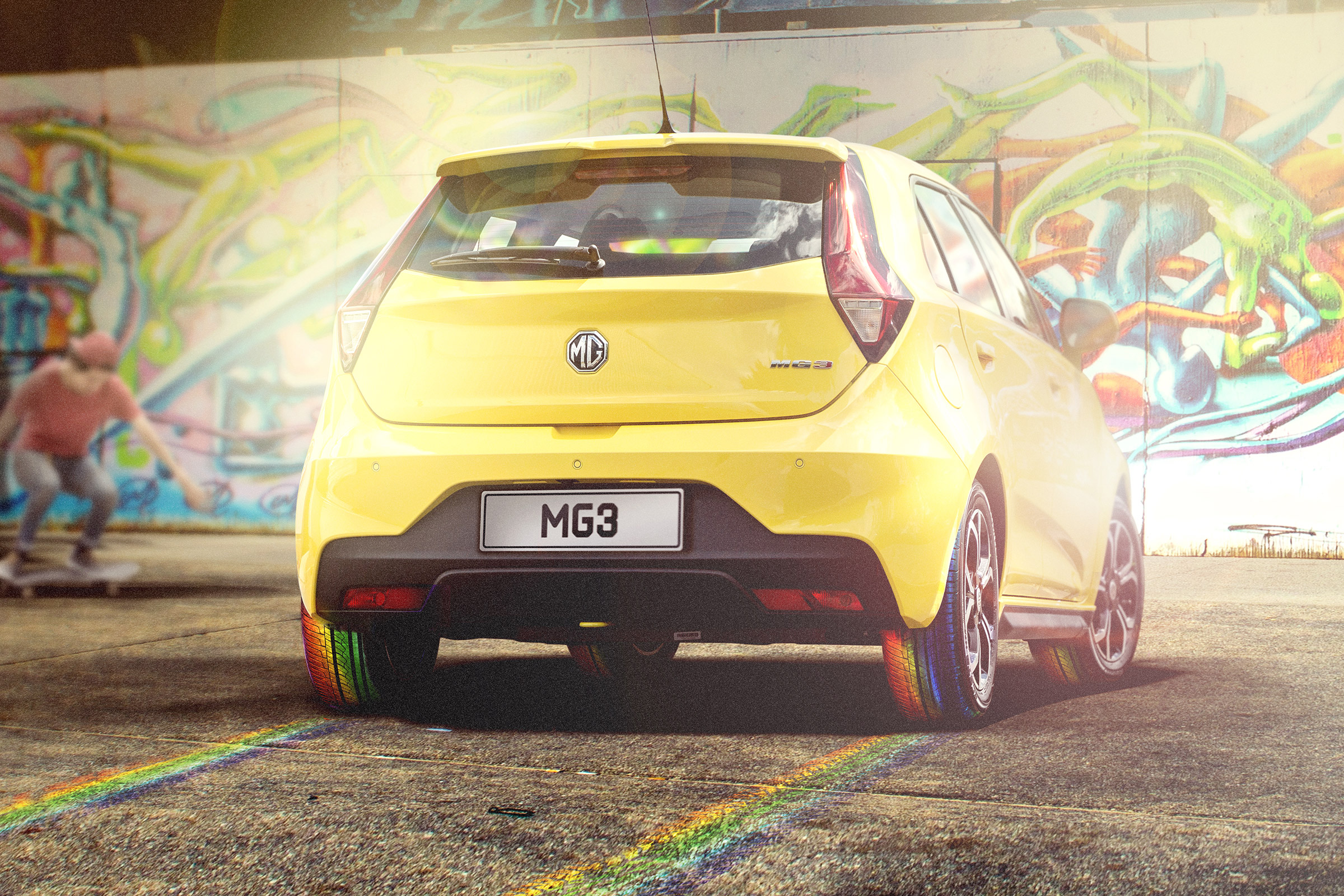 MG’s road-painting tyres