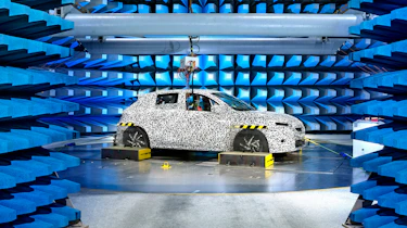 Vauxhall Corsa testing - front static