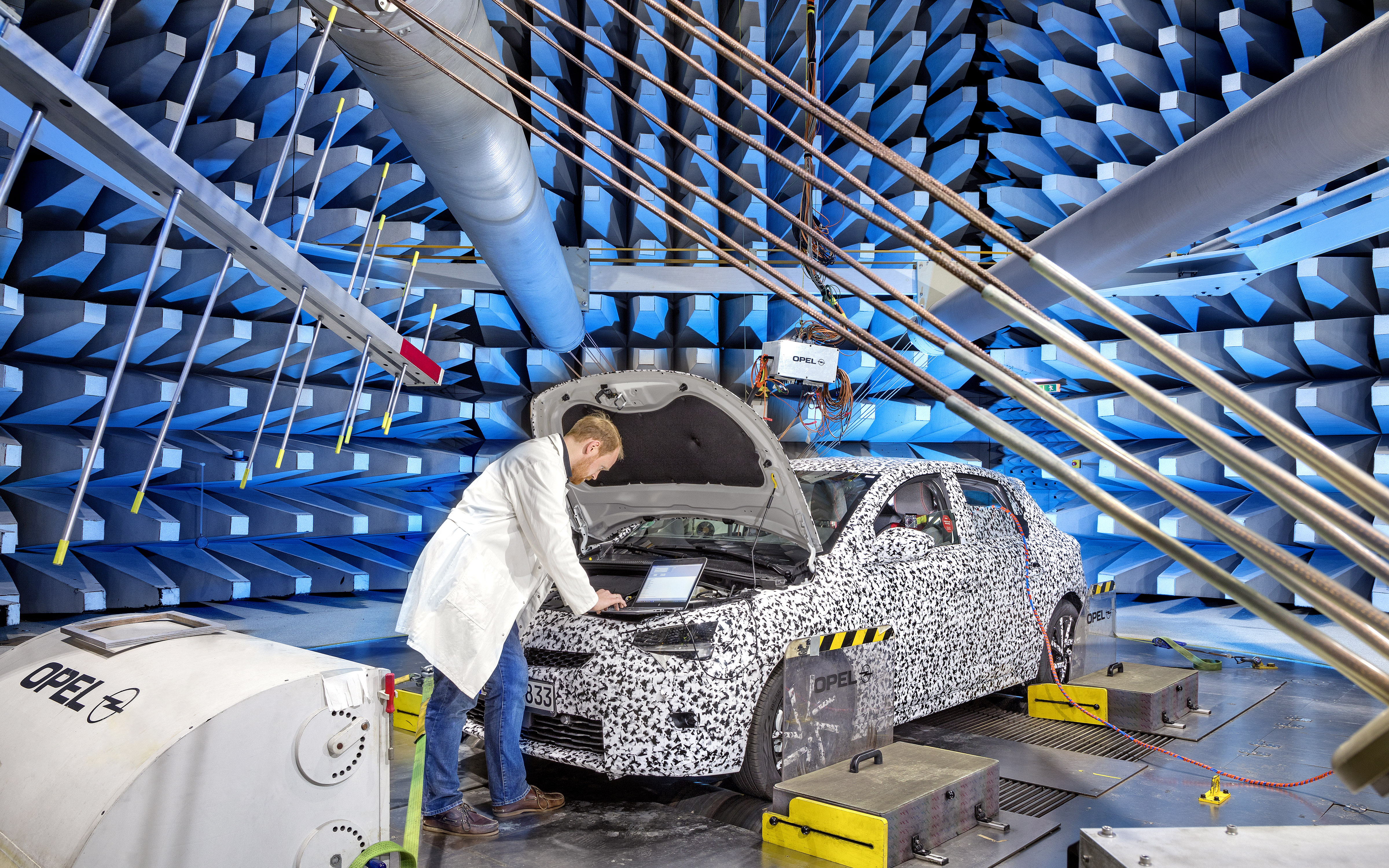 Vauxhall Corsa testing - front inside