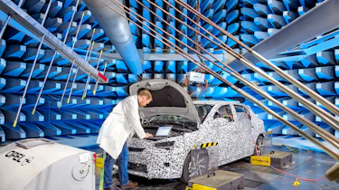 Vauxhall Corsa testing - front inside