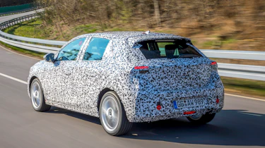 Vauxhall Corsa testing - rear
