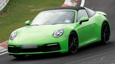 Porsche 911 Targa spies - front