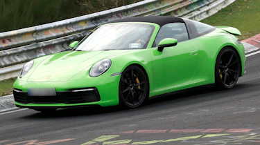 Porsche 911 Targa spies - front 3/4