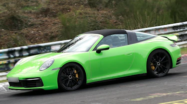 Porsche 911 Targa spies - front 3/4