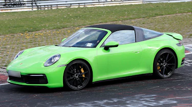Porsche 911 Targa spies - front 3/4