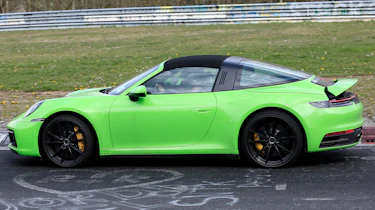 Porsche 911 Targa spies - side