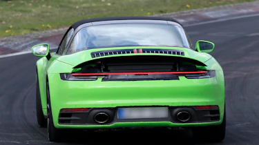 Porsche 911 Targa spies - rear