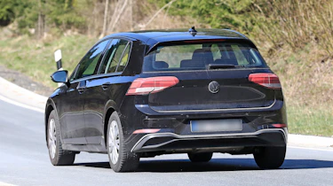 Volkswagen Golf spied - rear tracking