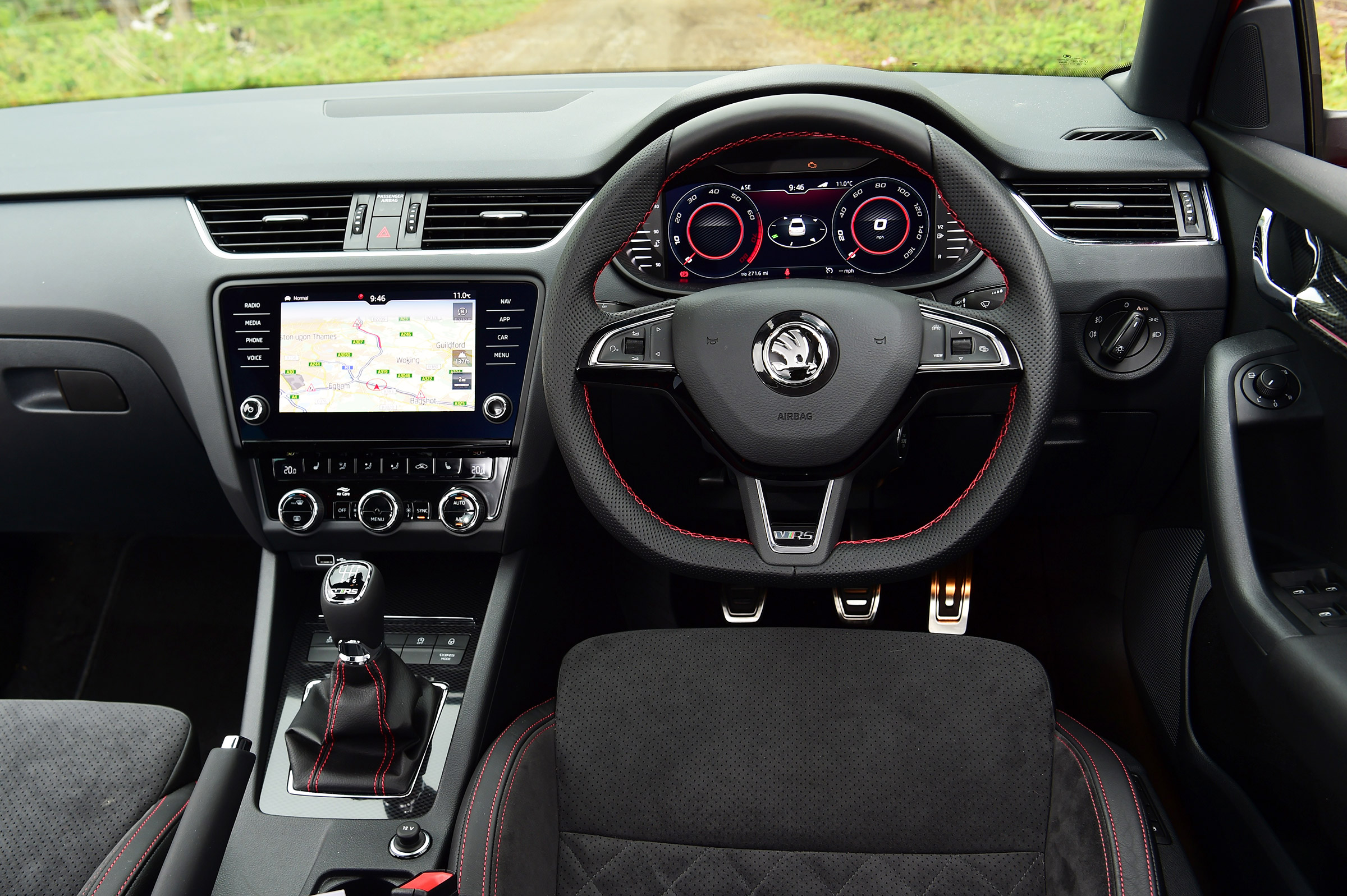 Skoda Octavia vRS Challenge - dash