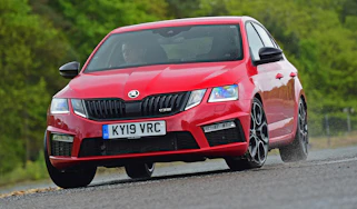 Skoda Octavia vRS Challenge - front cornering