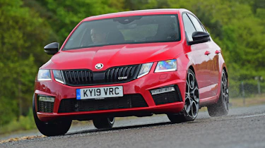 Skoda Octavia vRS Challenge - front cornering