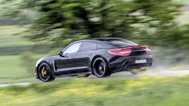 Porsche Taycan - rear action