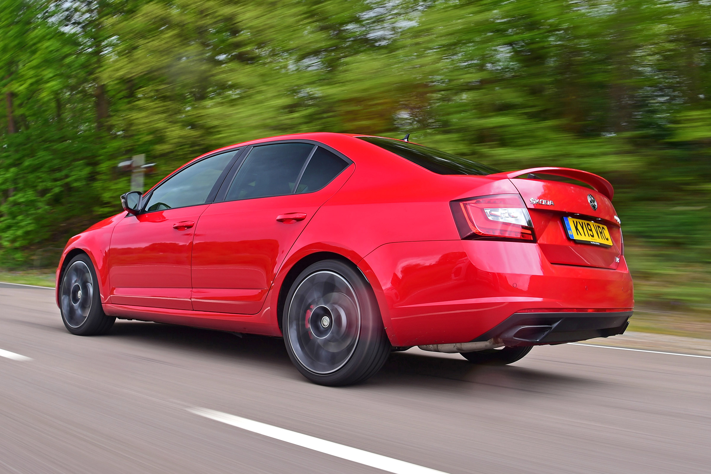 Skoda Octavia vRS Challenge - rear action