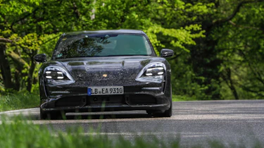 Porsche Taycan - front cornering
