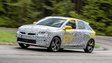 Vauxhall Corsa prototype - front action