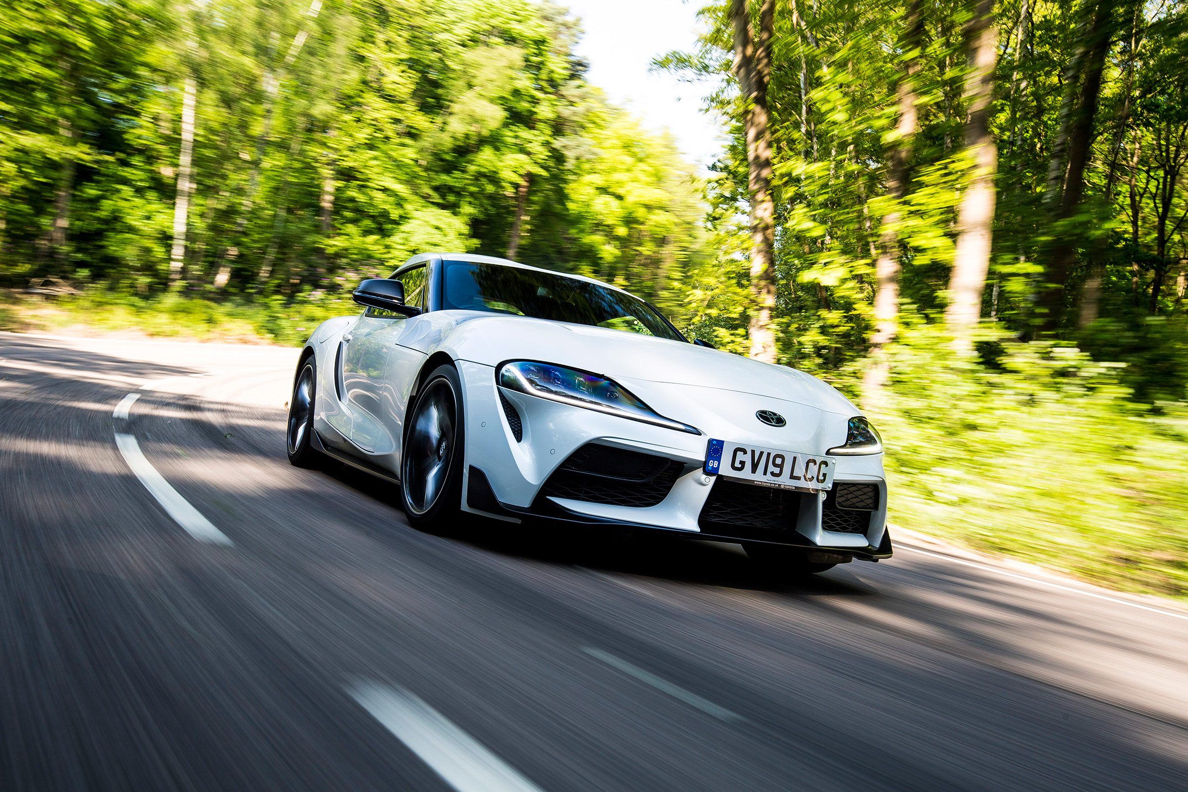 Toyota Supra - front cornering