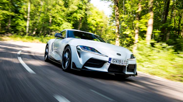 Toyota Supra - front cornering