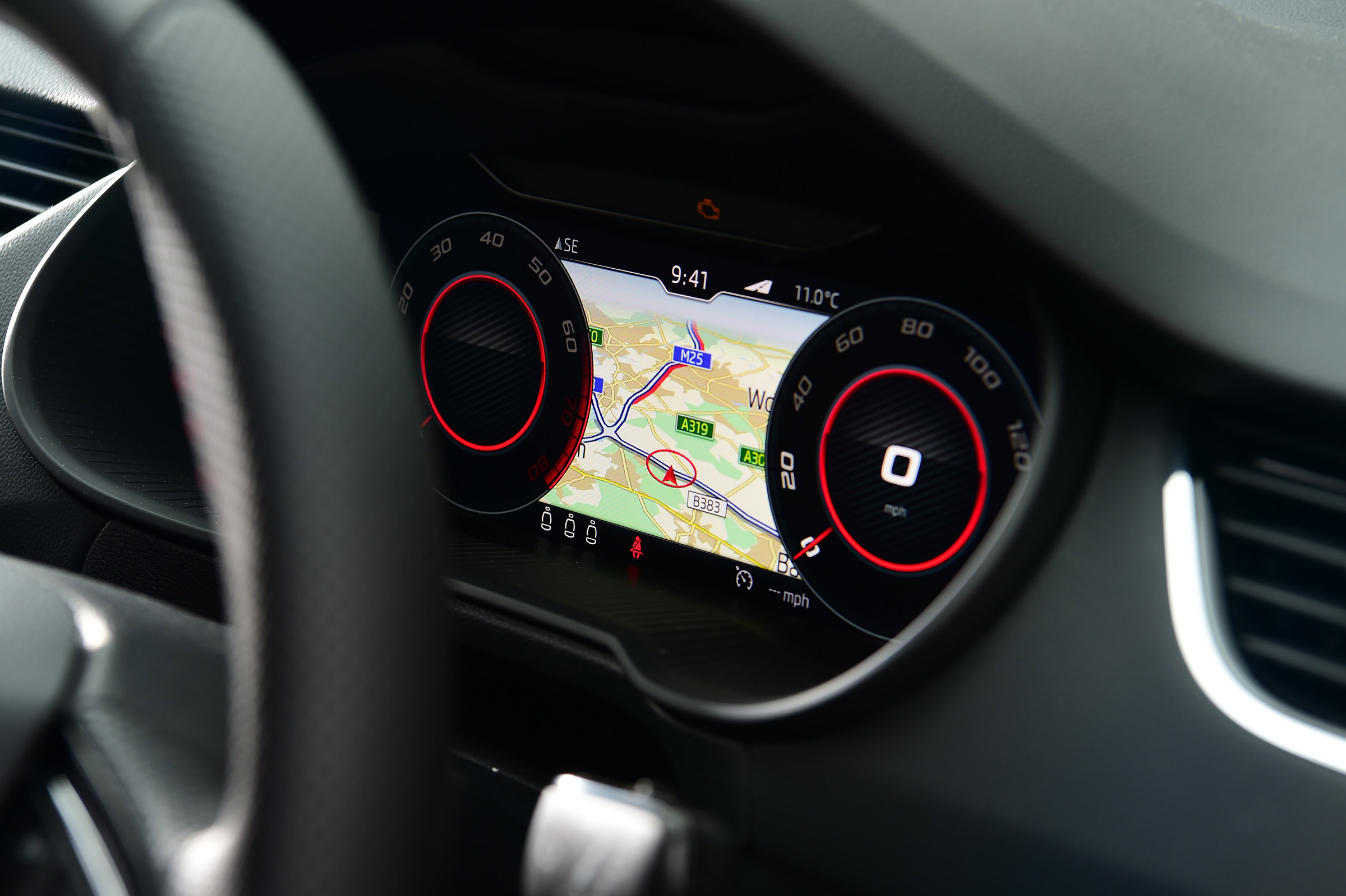 Skoda Octavia vRS Challenge - digital dials
