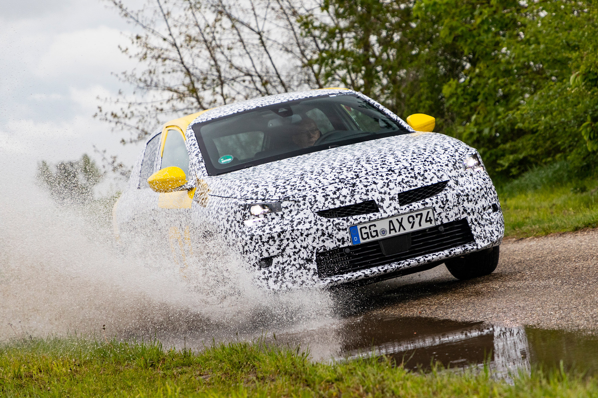 Vauxhall Corsa prototype - water
