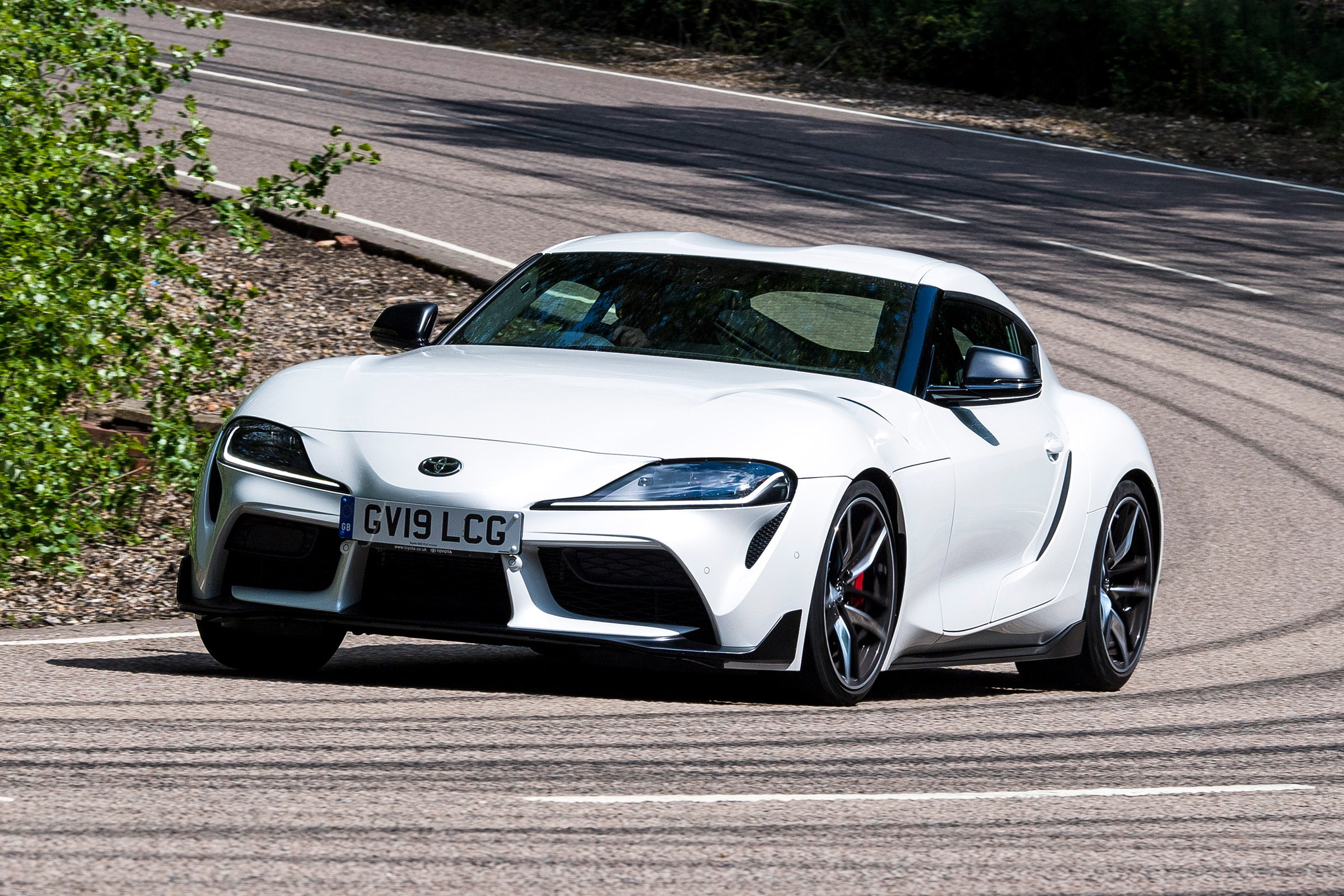 Toyota Supra - front action