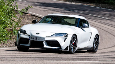 Toyota Supra - front action