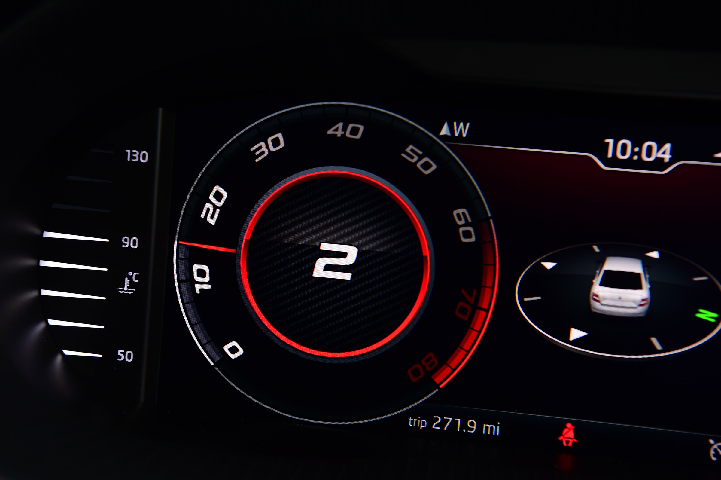 Skoda Octavia vRS Challenge - dials