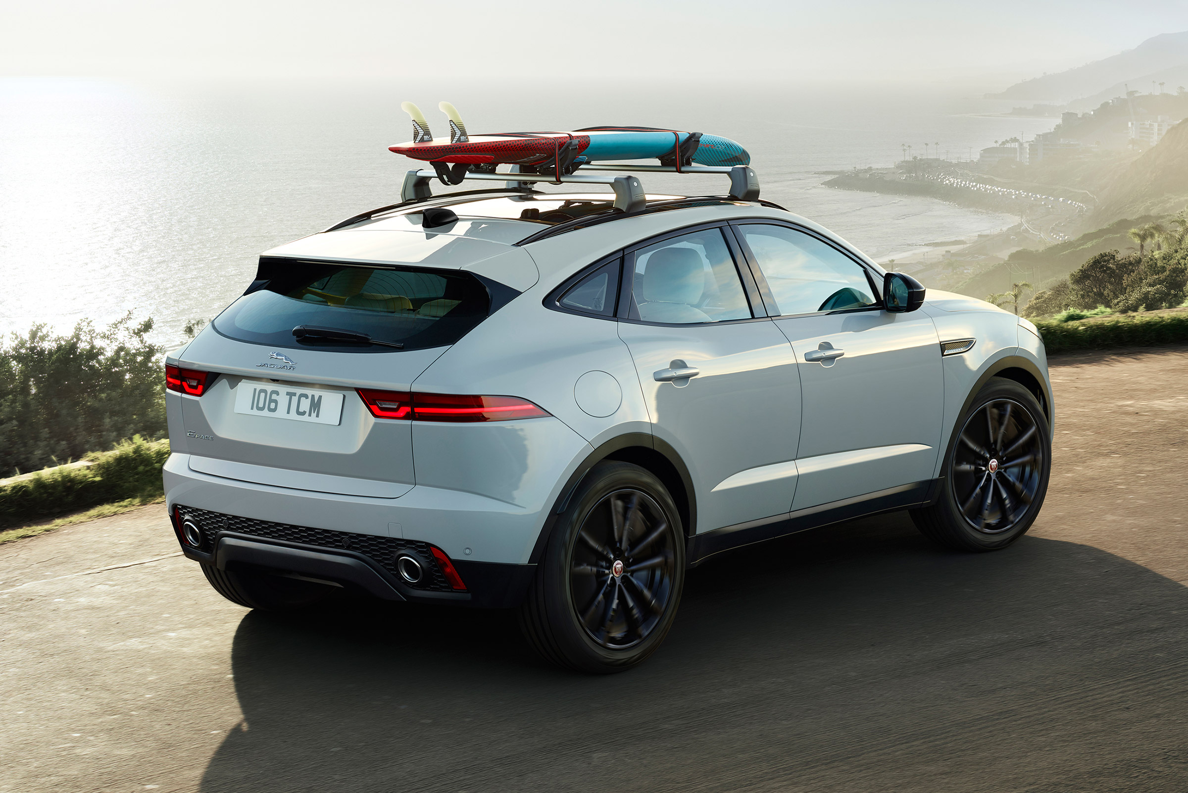 Jaguar E-Pace Chequered Flag Edition - white rear