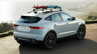 Jaguar E-Pace Chequered Flag Edition - white rear