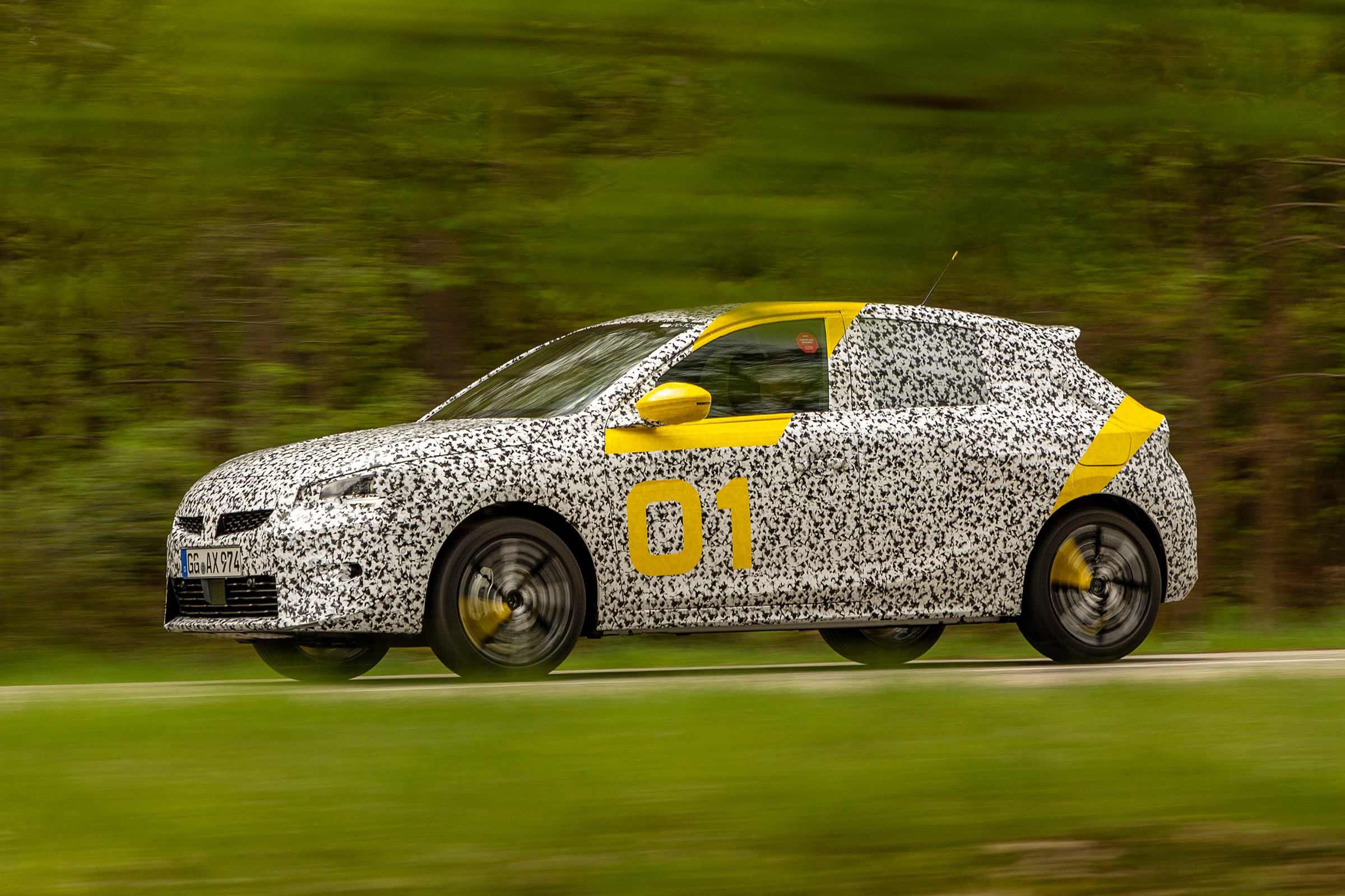 Vauxhall Corsa prototype - side