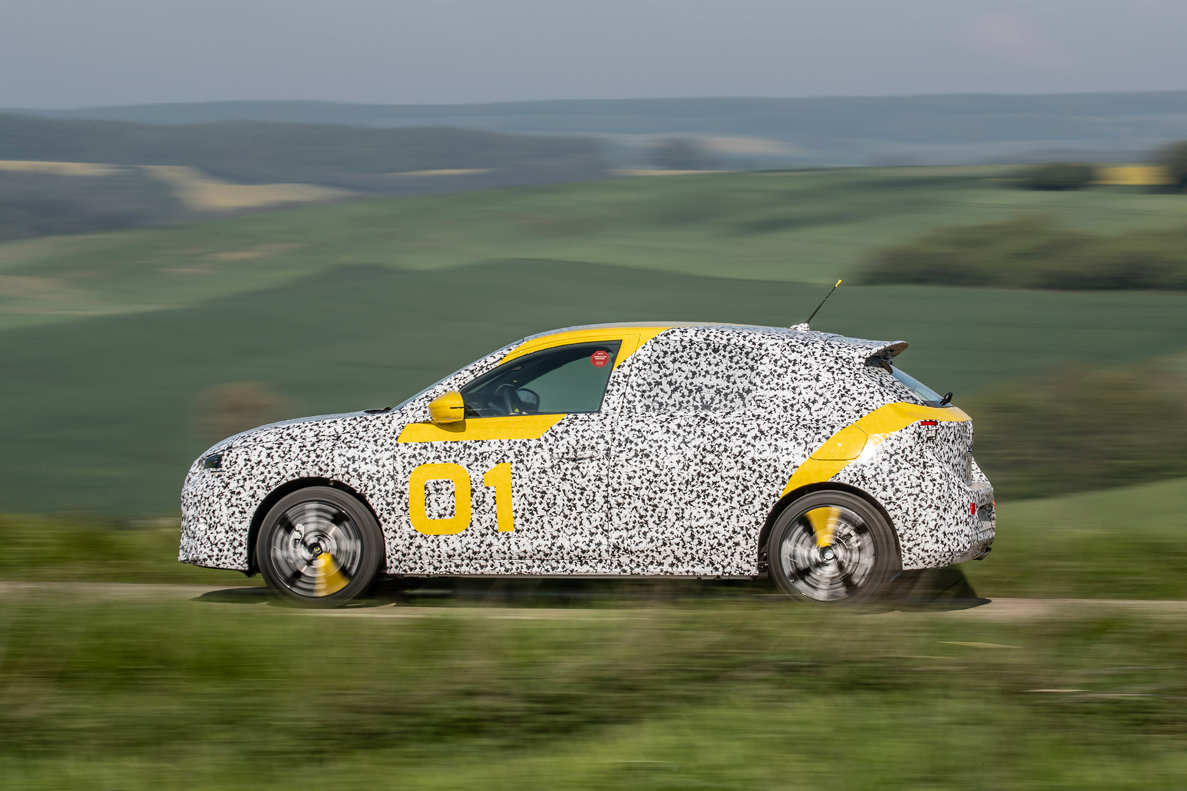 Vauxhall Corsa prototype - side action