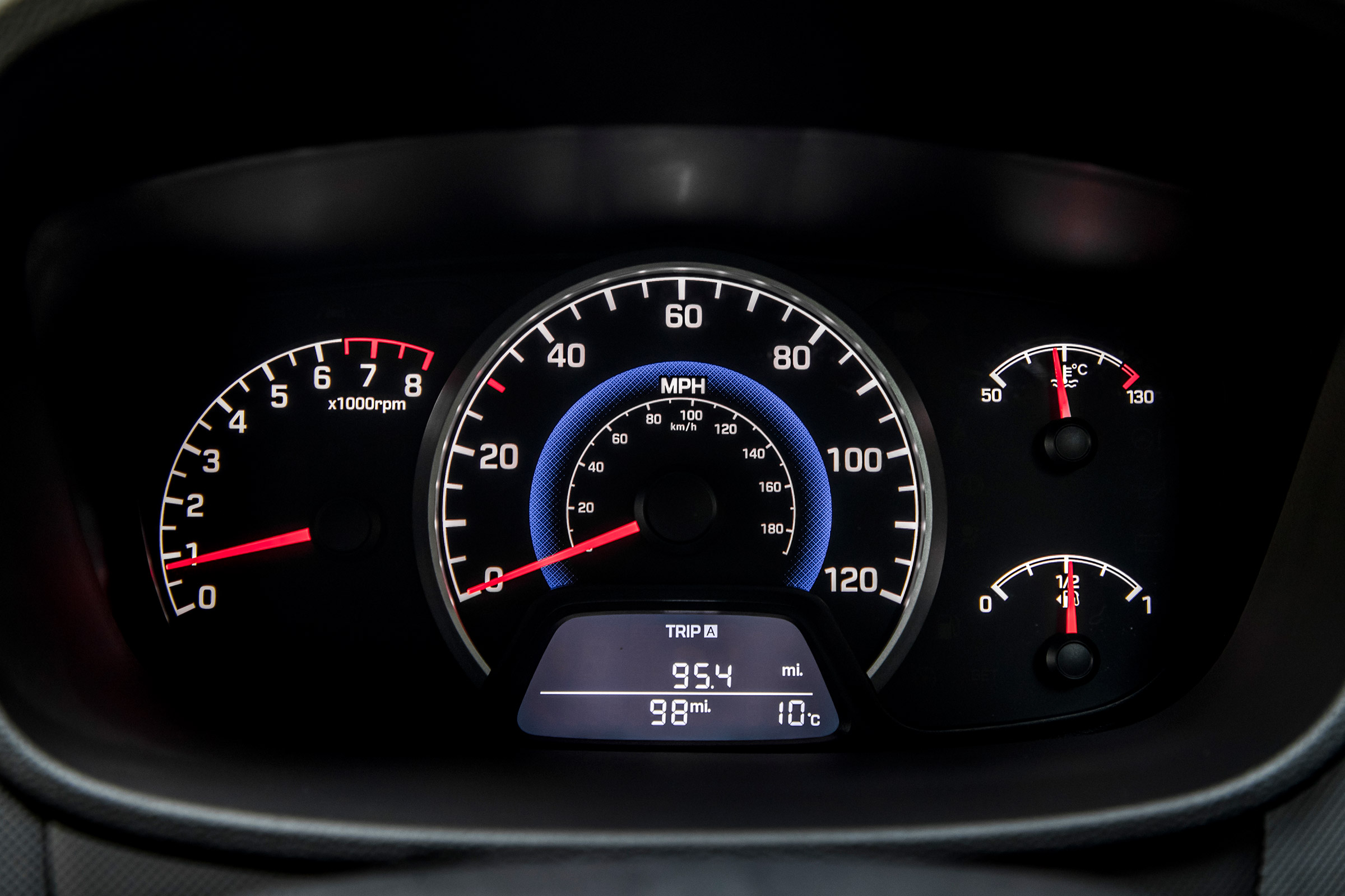 Hyundai i10 Play - dials