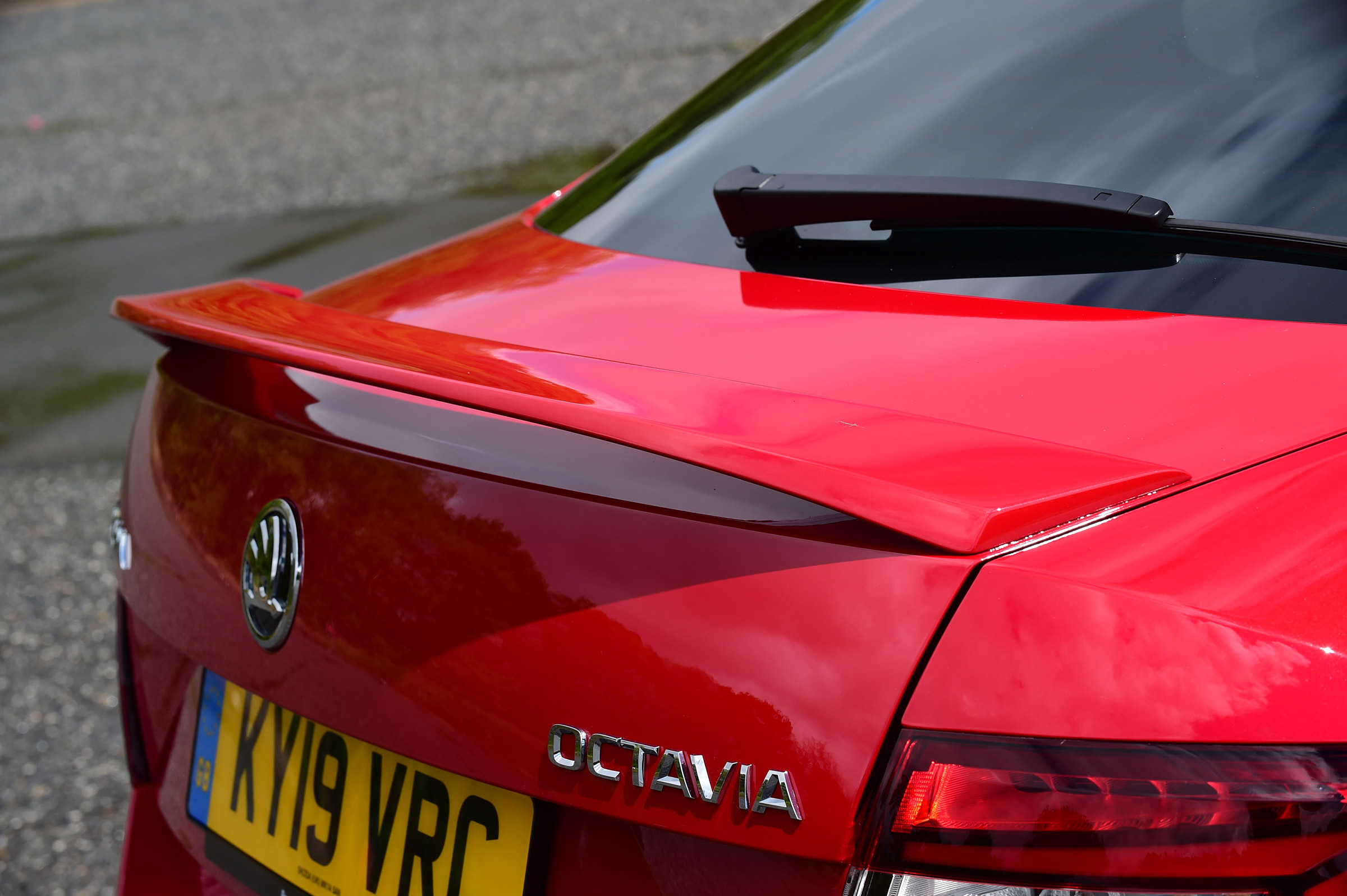 Skoda Octavia vRS Challenge - spoiler