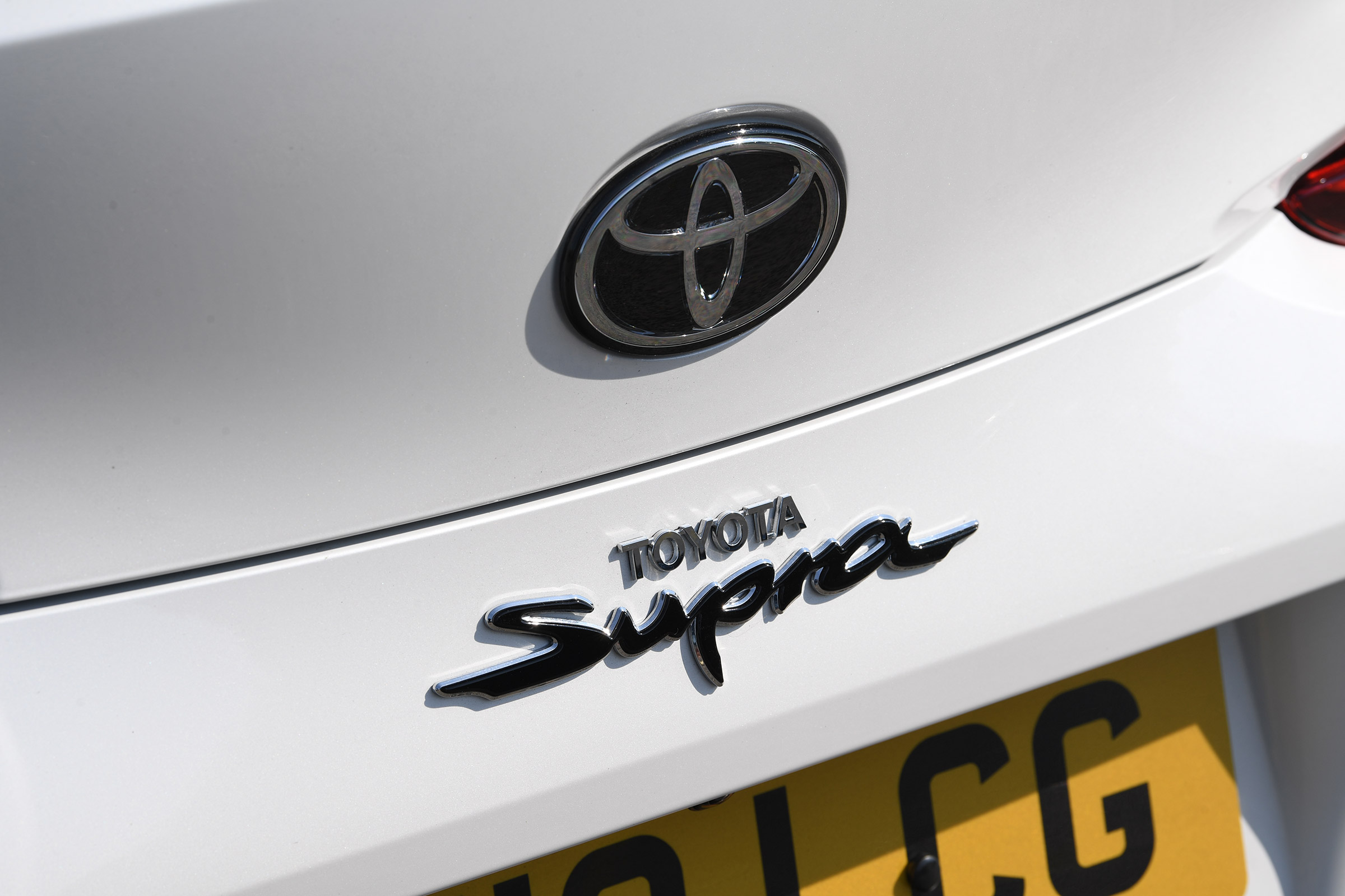 Toyota Supra - rear badge