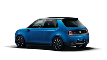 Honda e rear blue