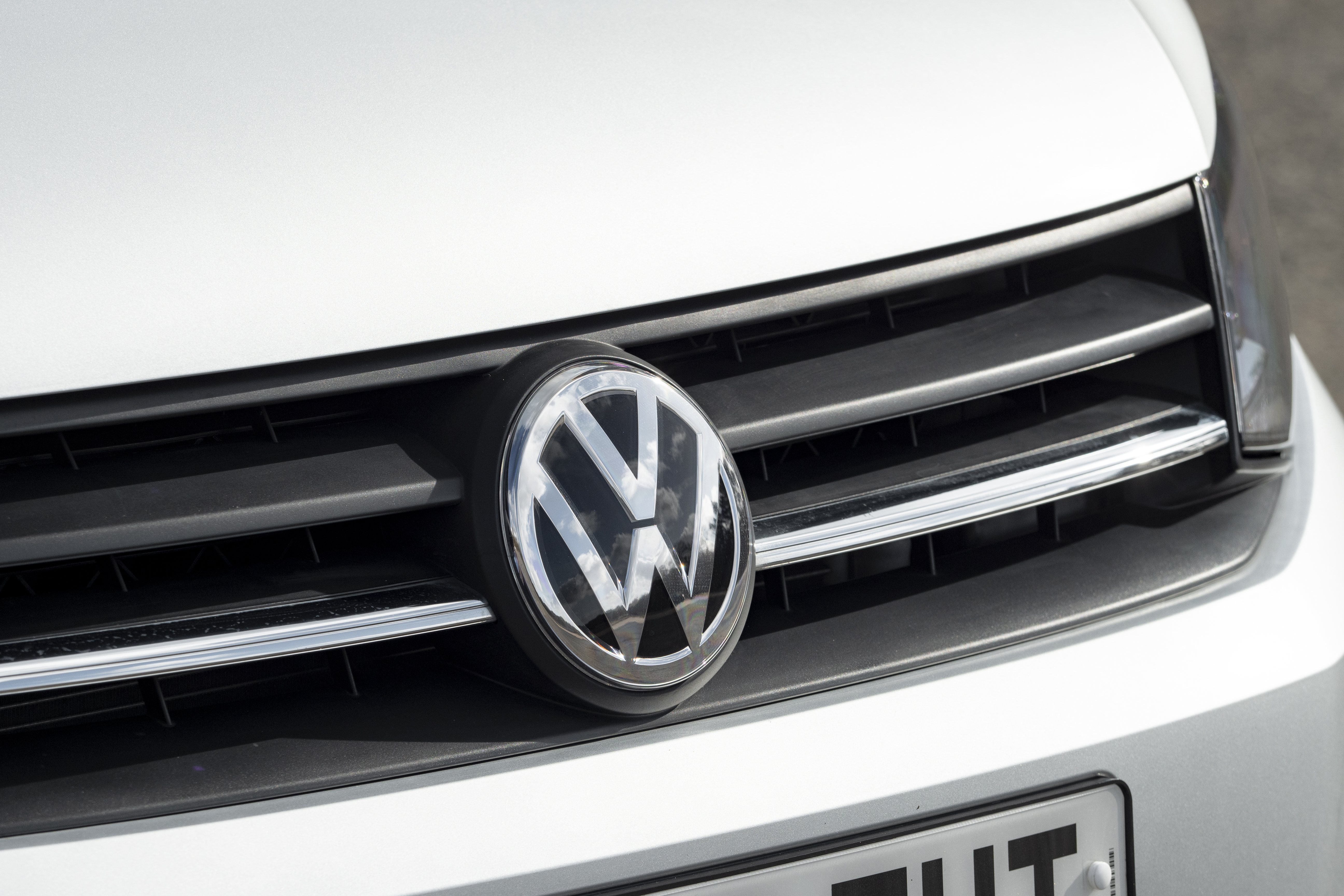 VW Caddy badge