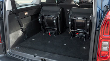 Berlingo rear seats folded