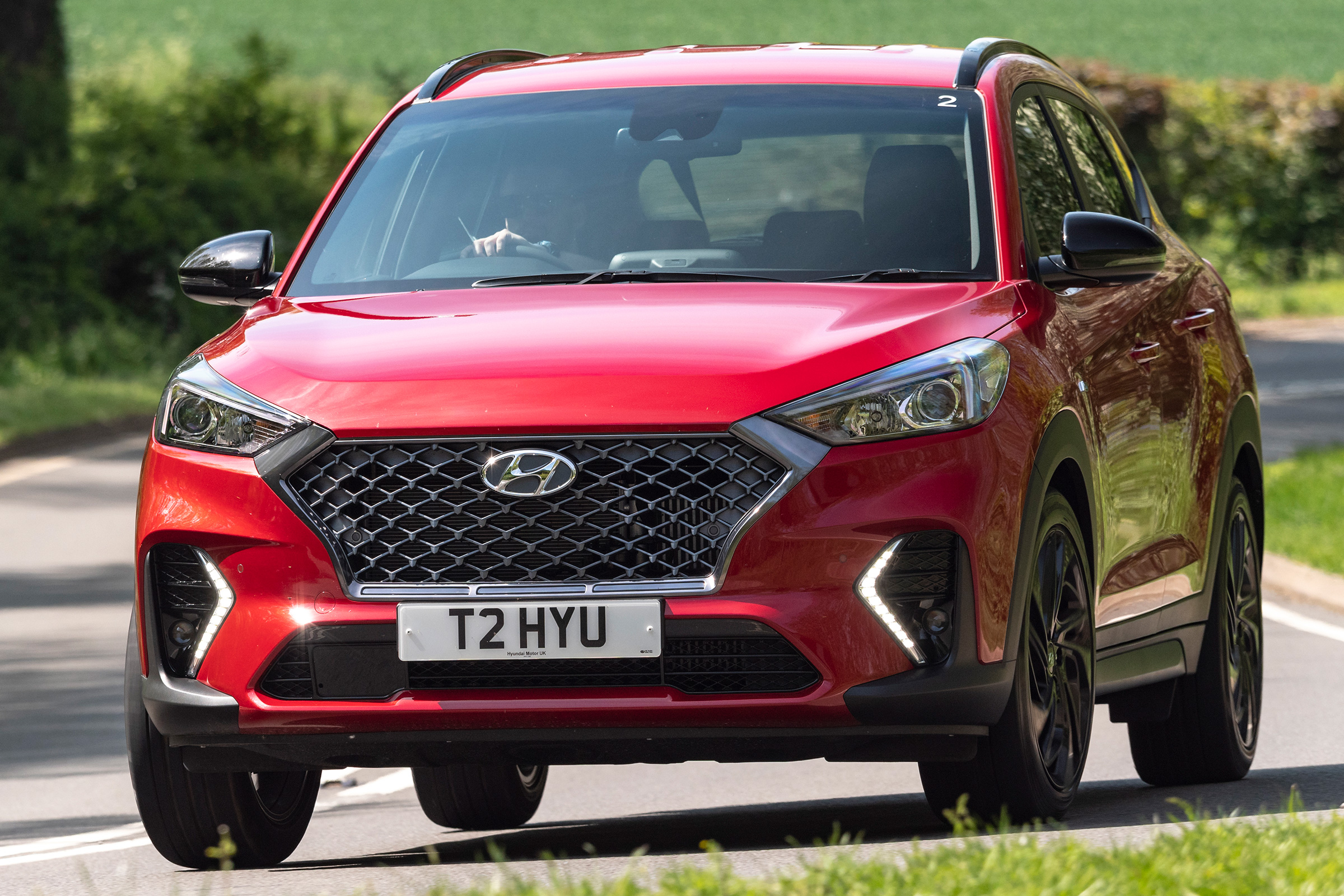 Hyundai Tucson N Line - front cornering