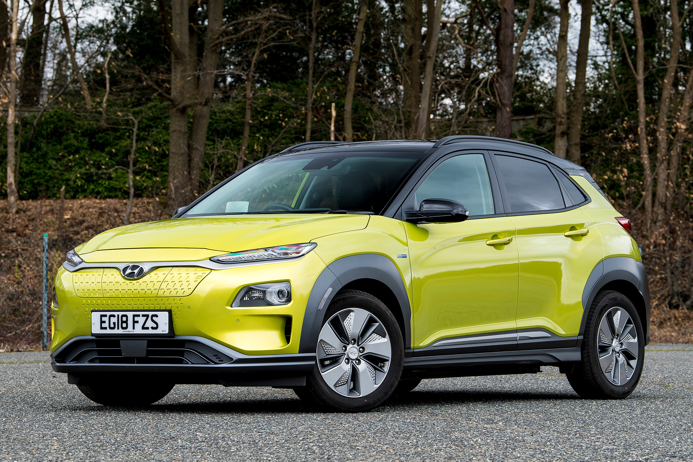 Hyundai Kona Electric front static