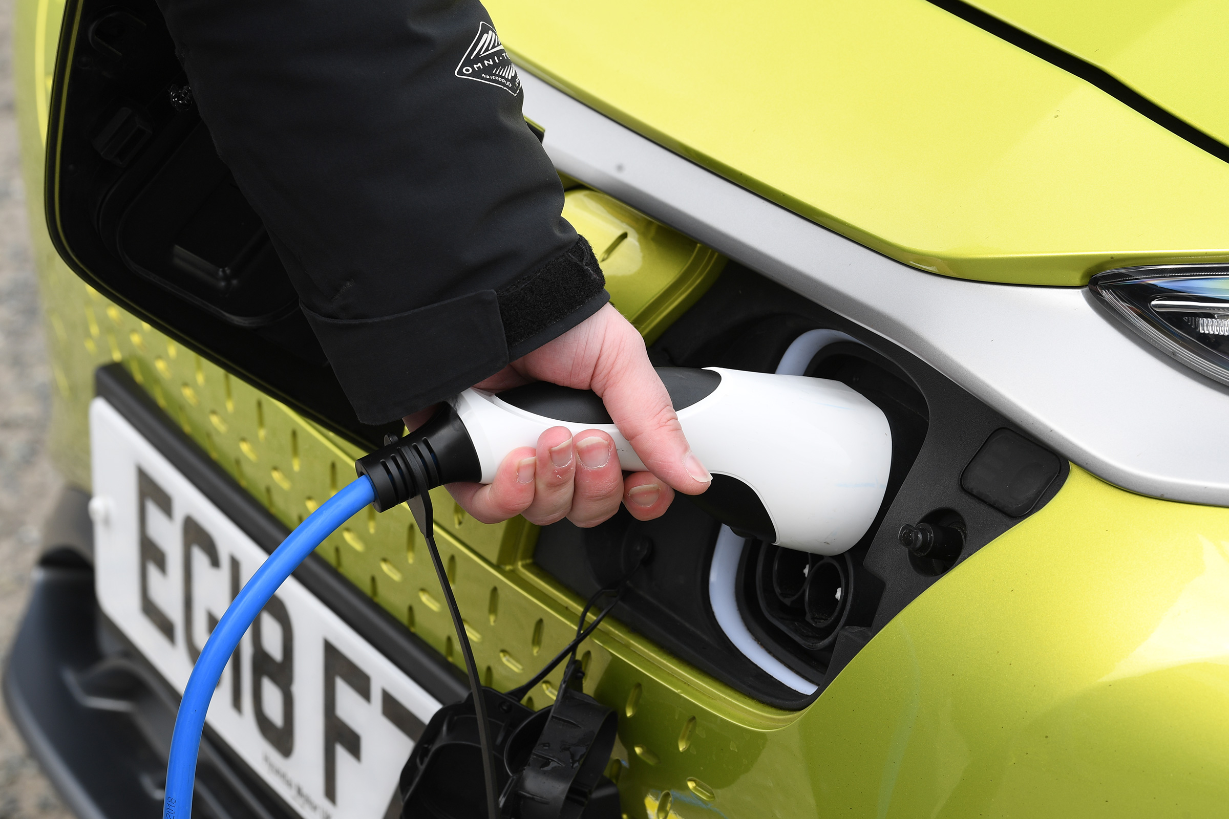 Hyundai Kona Electric charging