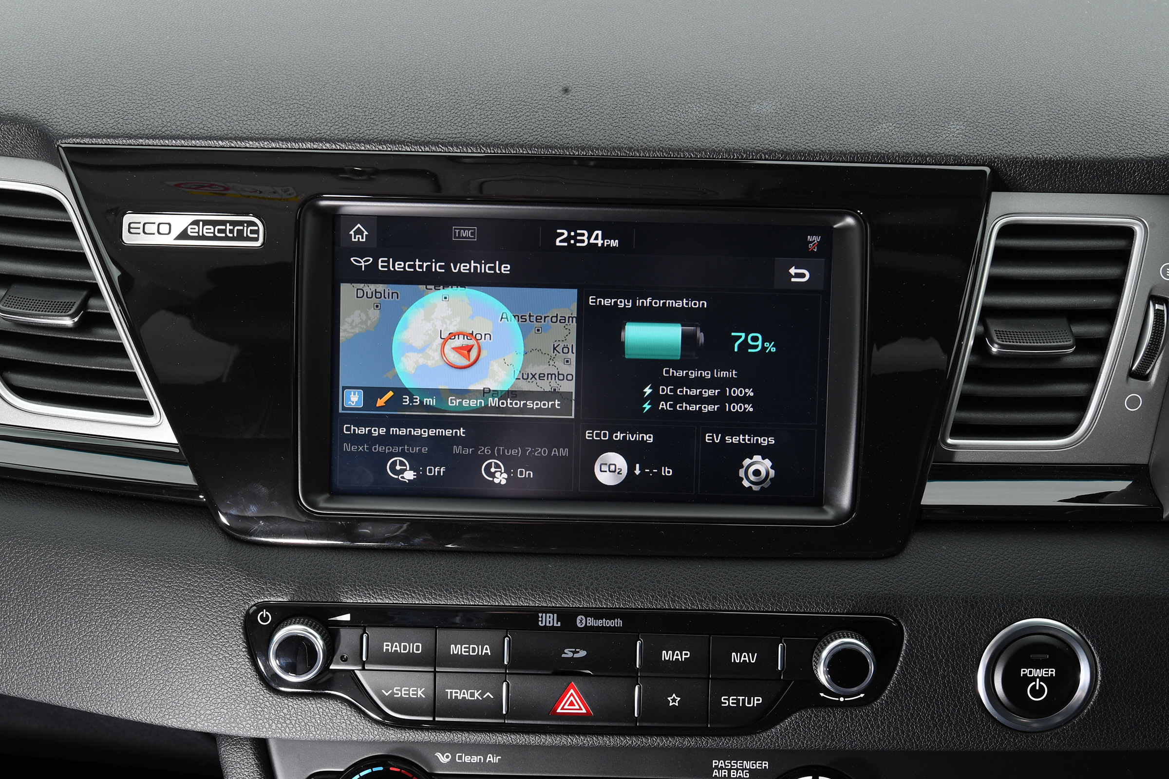Kia e-Niro dash