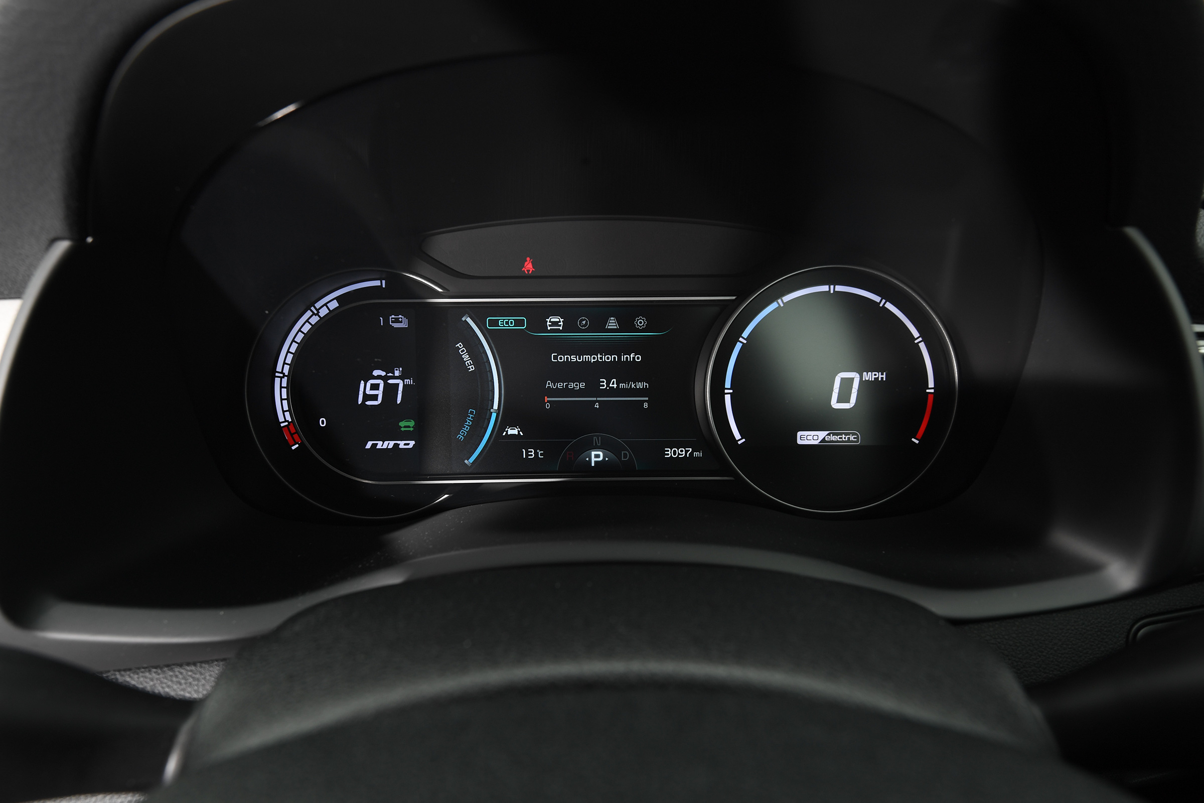 Kia e-Niro dials