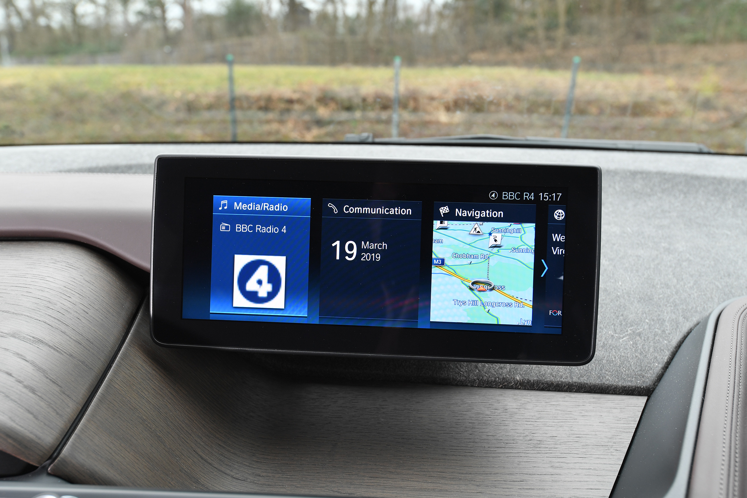 BMW i3 screen