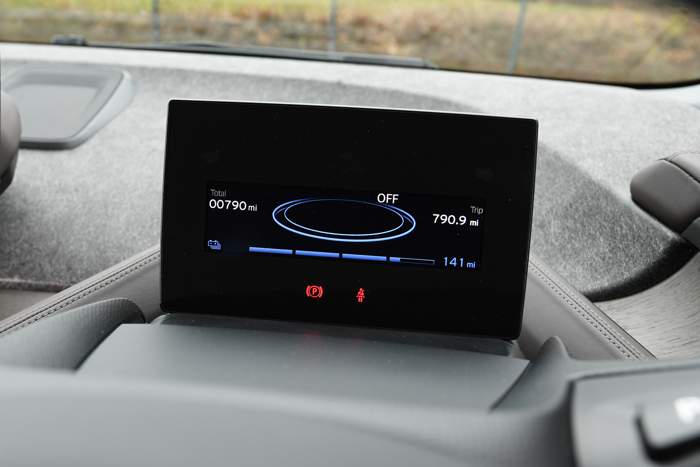 BMW i3 dial screen