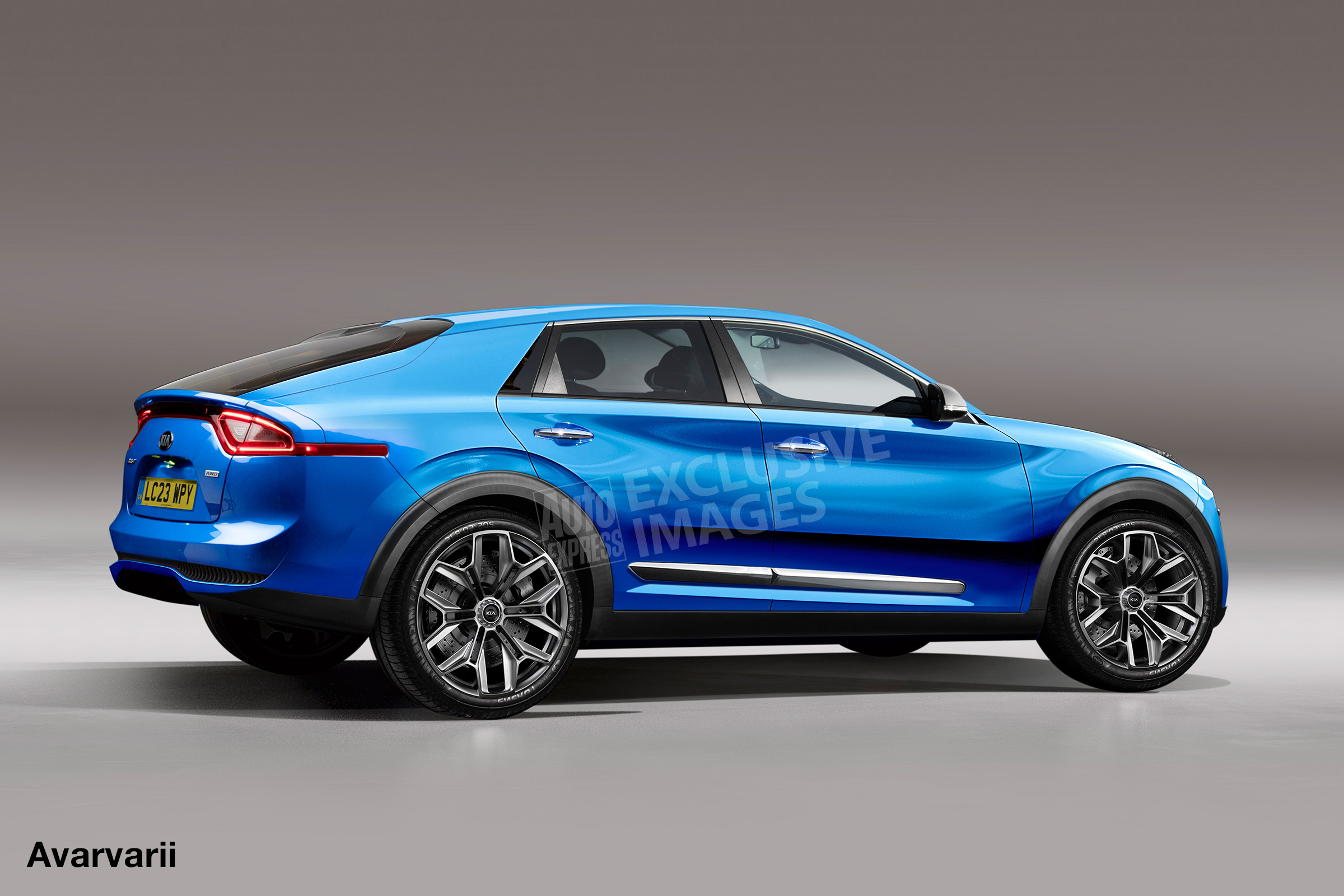 Kia coupe-SUV - rear (watermarked)
