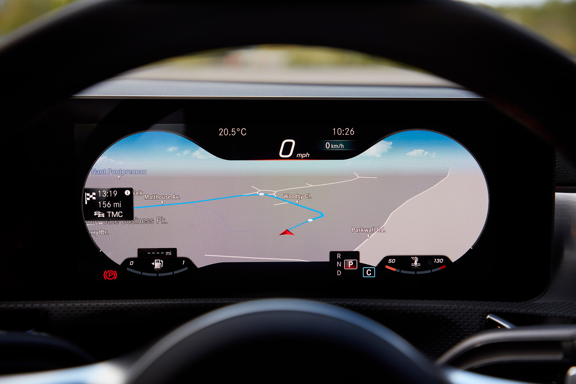 Mercedes CLA 250 AMG Line - navigation