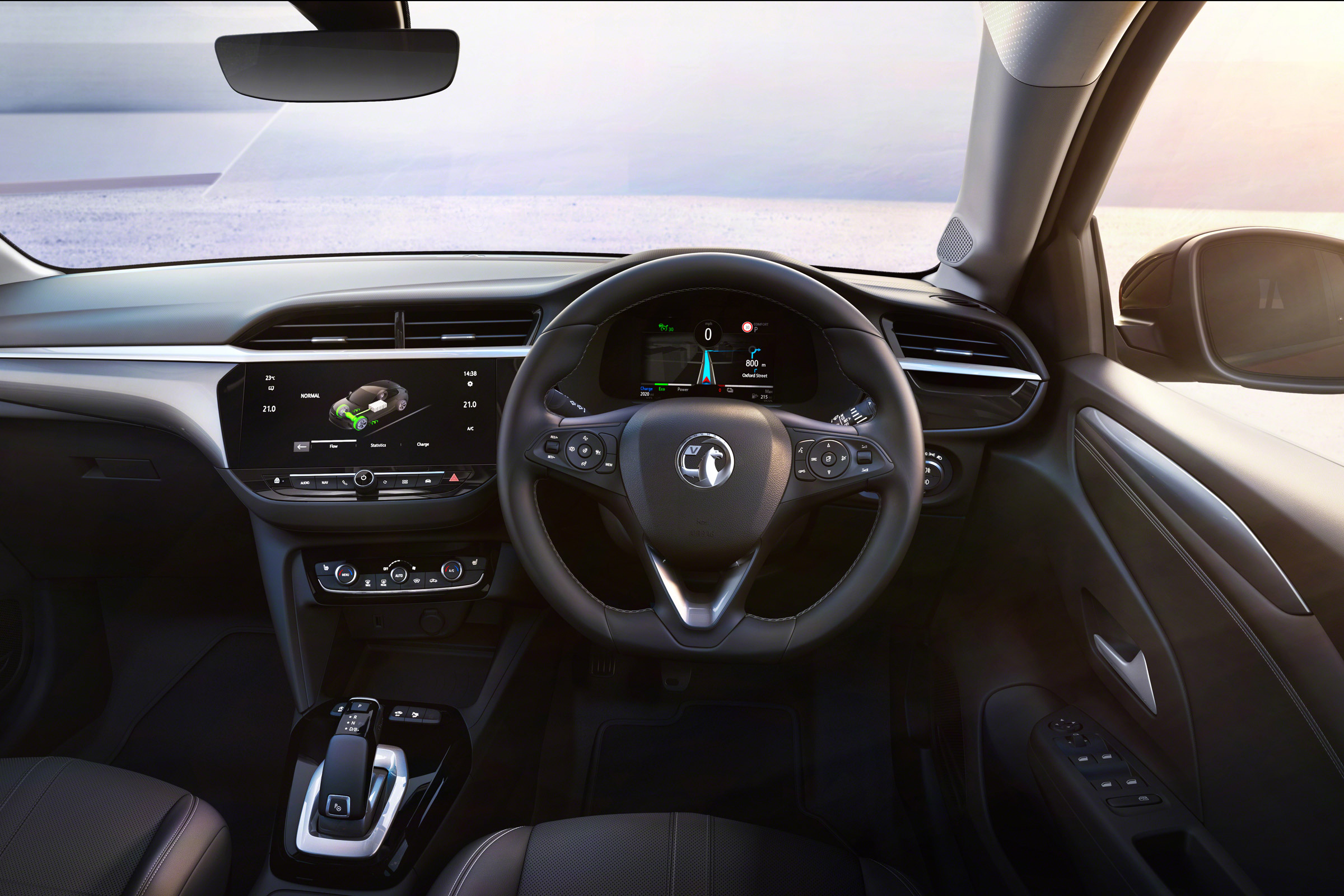 New Vauxhall Corsa-e official 2019 cabin