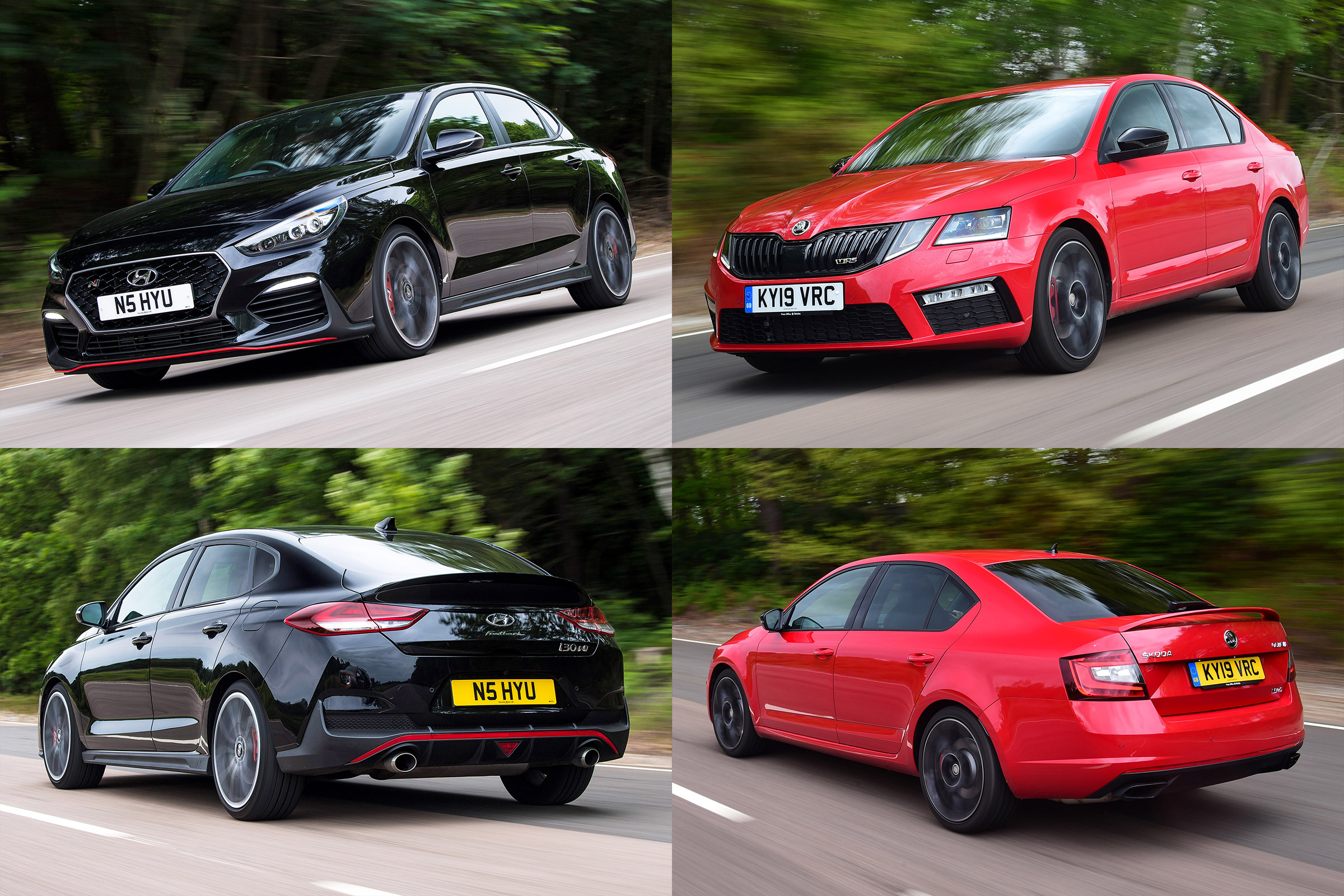 Hyundai i30 Fastback N vs Skoda Octavia vRS Challenge - header