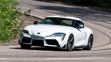 Toyota Supra - front cornering