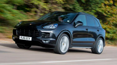 Used Porsche Cayenne - front action